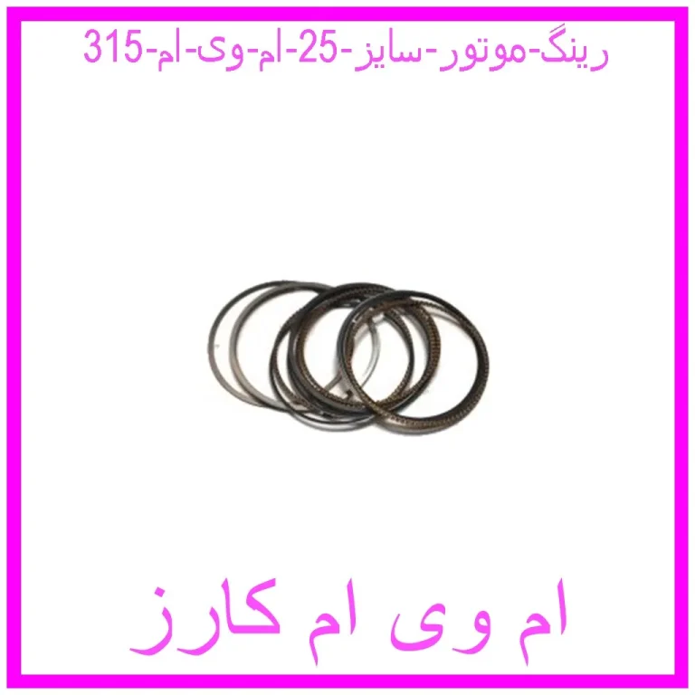 رینگ موتور سایز 25 ام وی ام 315