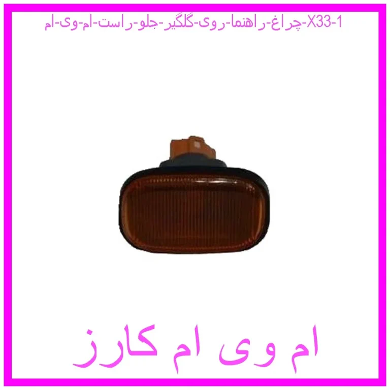 چراغ راهنما روی گلگیر جلو راست ام وی ام X33 چراغ راهنما روی گلگیر جلو راست ام وی ام X33