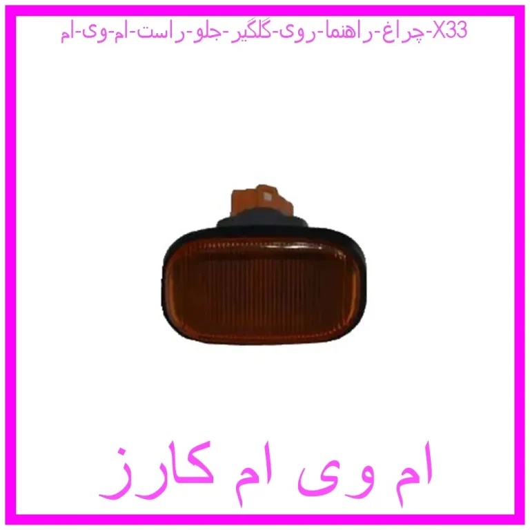 چراغ راهنما روی گلگیر جلو راست ام وی ام X33 چراغ راهنما روی گلگیر جلو راست ام وی ام X33